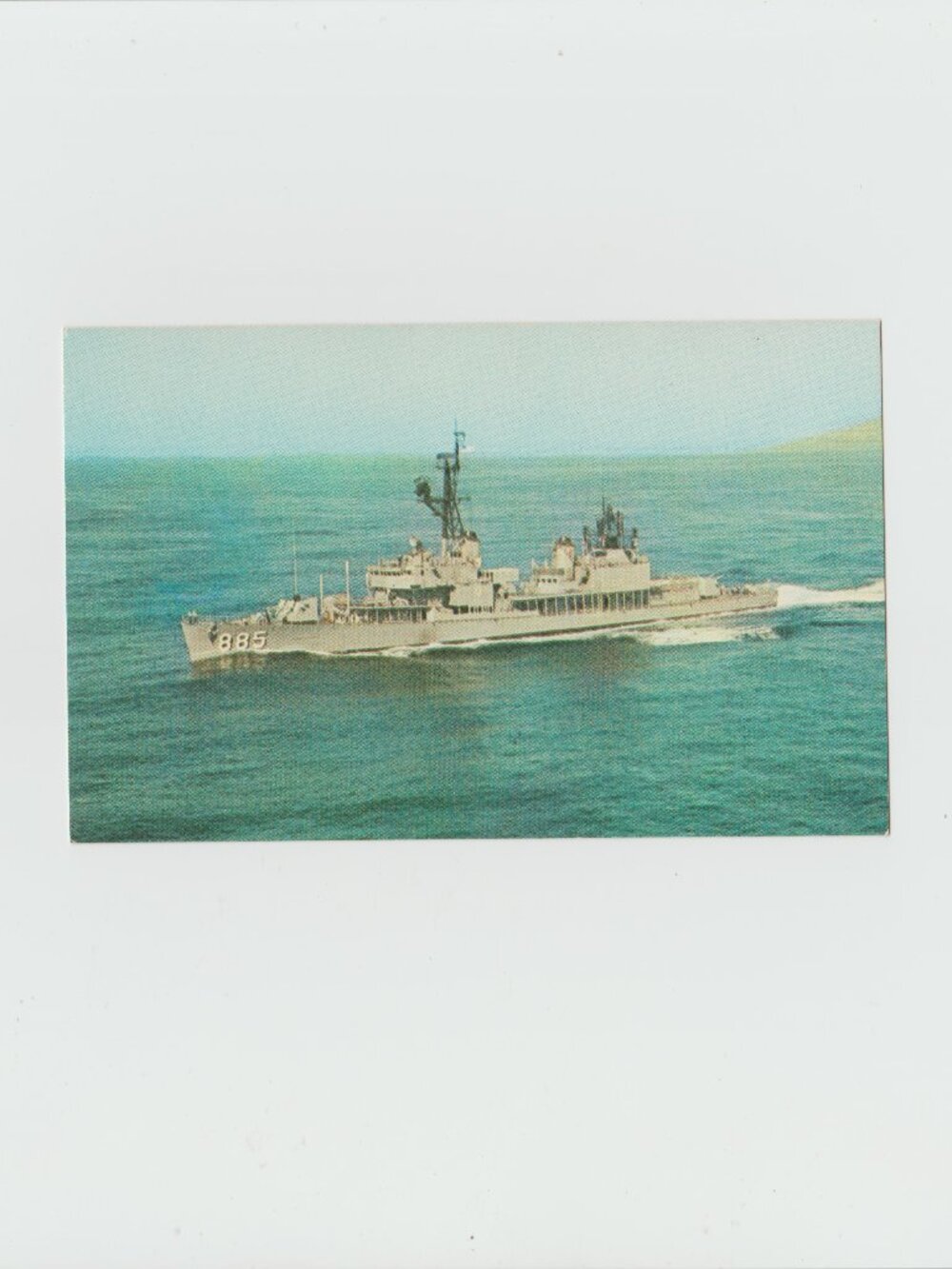 U.S.S John R. Craig Destroyer Postcard